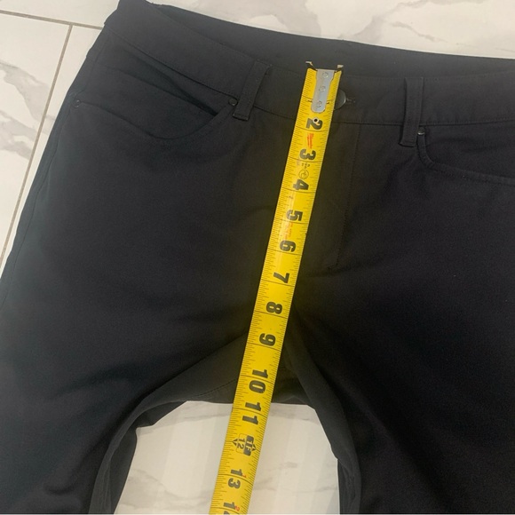 Lululemon ABC Pants Mens 31 x 29 Black Classic Golf Chino Casual Warpstreme - Picture 5 of 9